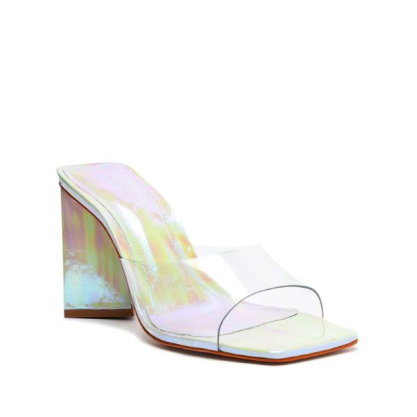 Schutz | Women's Lizah Vinyl Sandal-Rainbow