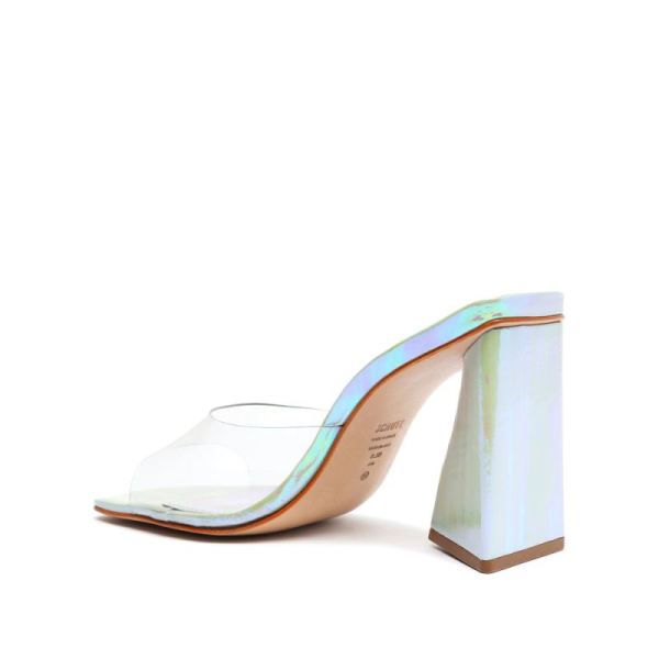 Schutz | Women's Lizah Vinyl Sandal-Rainbow