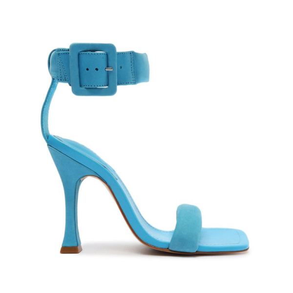 Schutz | Women's Gigih Nubuck Sandal-True Blue