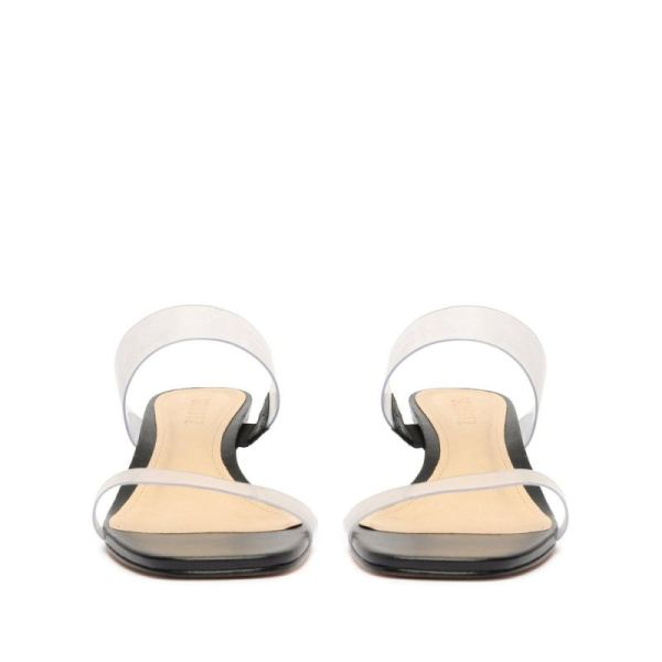 Schutz | Women's Ariellen Low Vinyl&Rhinestones Mule-Black
