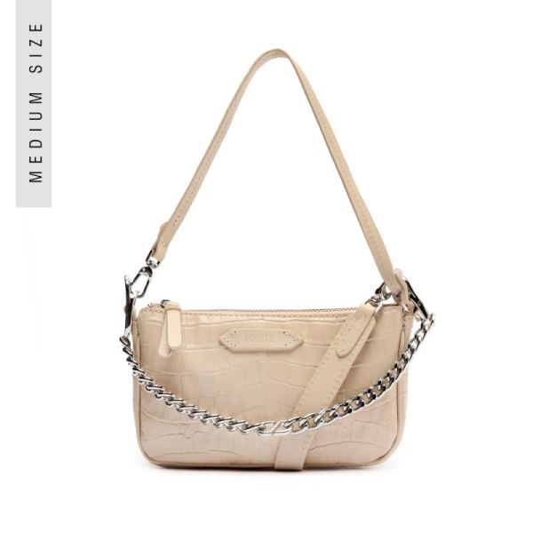 Schutz | Women's Crossbody Emmy Handbag-Eggshell