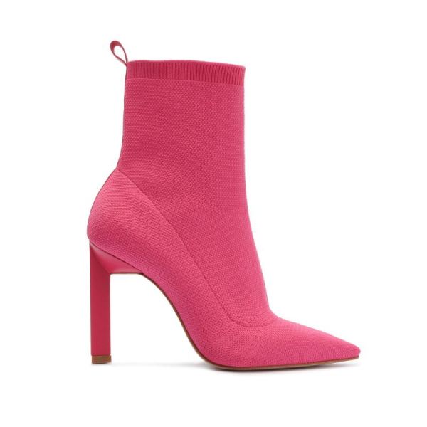 Schutz | Women's Ammie Knit Bootie-Hot Pink