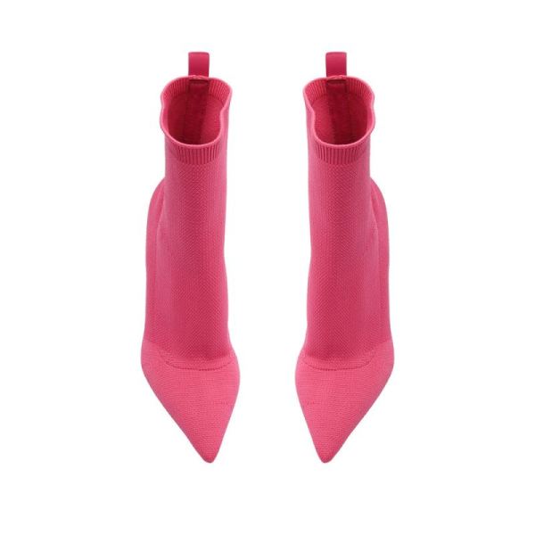 Schutz | Women's Ammie Knit Bootie-Hot Pink