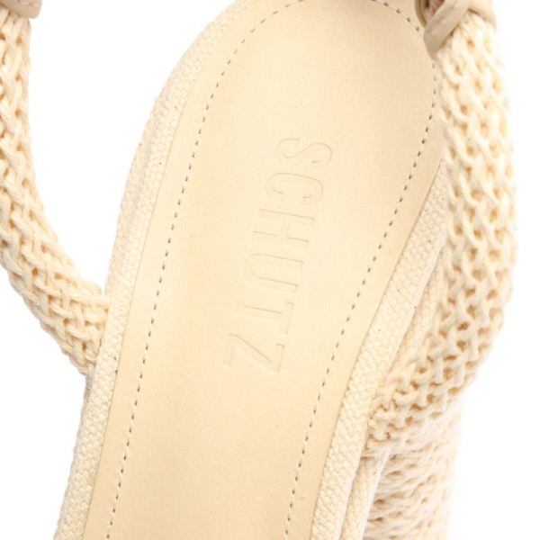 Schutz | Women's Leenah Leather Sandal-Eggshell