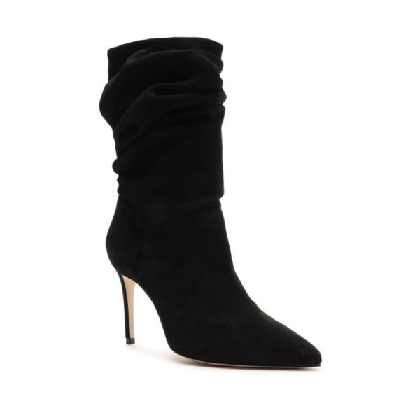 Schutz | Women's Ashlee Suede Bootie-Black