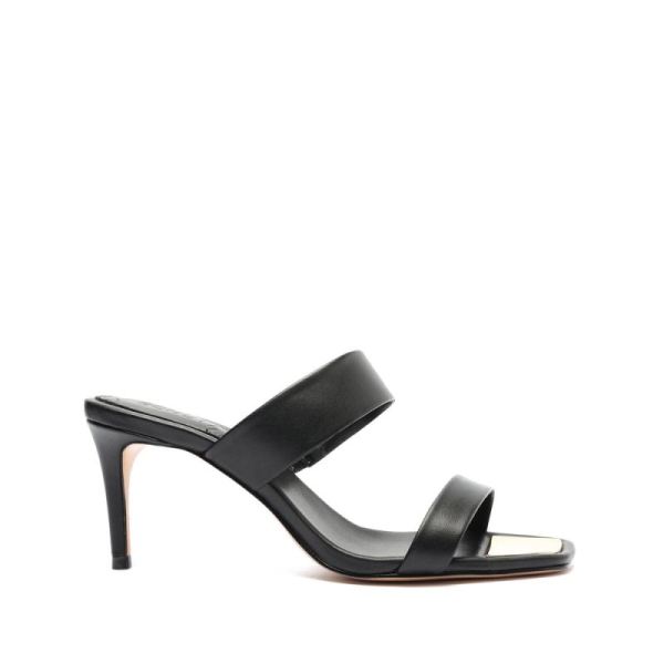 Schutz | Women's Aruana Leather Sandal-Black