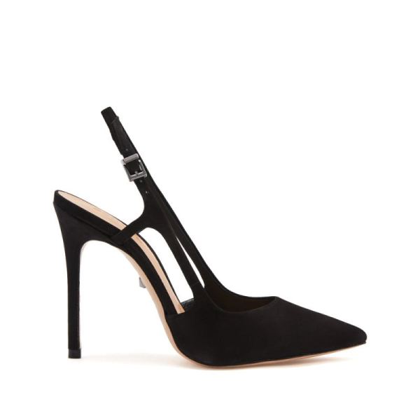 Schutz | Women's Boris Slingback Pump | High-heeled Shoe -Black
