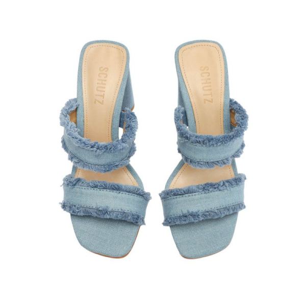 Schutz | Women's Amely Fabric Sandal-Summer Jeans