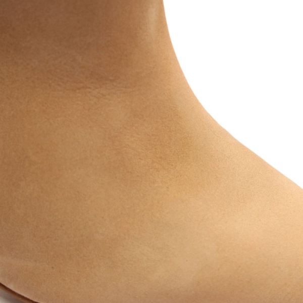 Schutz | Women's Ashlee Suede Bootie-Honey Beige