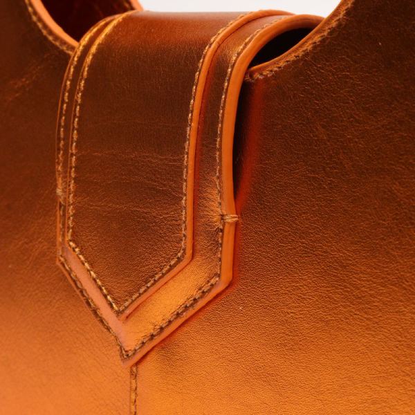 Schutz | Women's Spicy Leather Crossbody-Orange