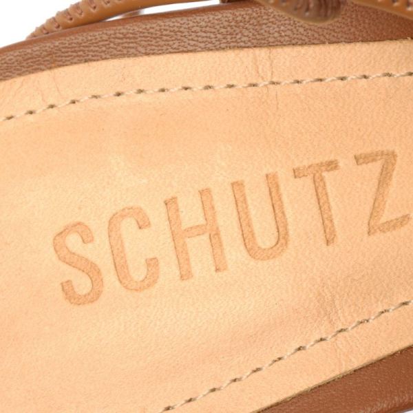 Schutz | Women's Heyde Leather Sandal-Wood