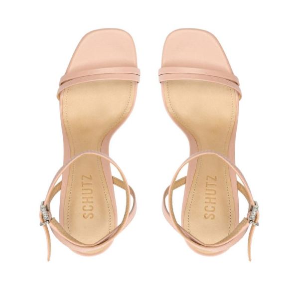 Schutz | Women's Altina Leather Sandal-Sweet Rose