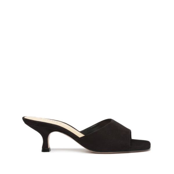Schutz | Women's Dethalia Leather Sandal-Black