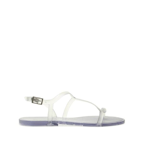 Schutz | Women's Tanner Jelly Sandal | Slim Straps -Clear