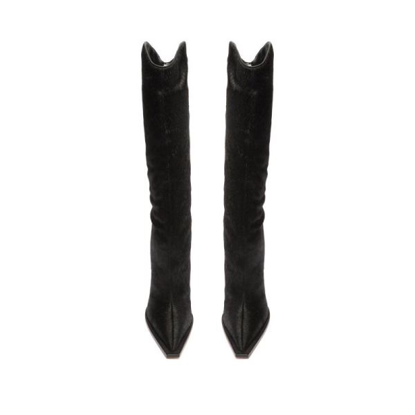 Schutz | Women's Maryana Welt Wild Boot-Black
