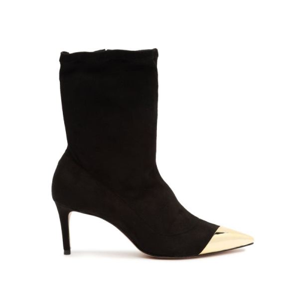 Schutz | Women's Luh Mid Stretch Bootie-Black