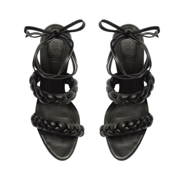 Schutz | Women's Zarda High Block Sandal-Black