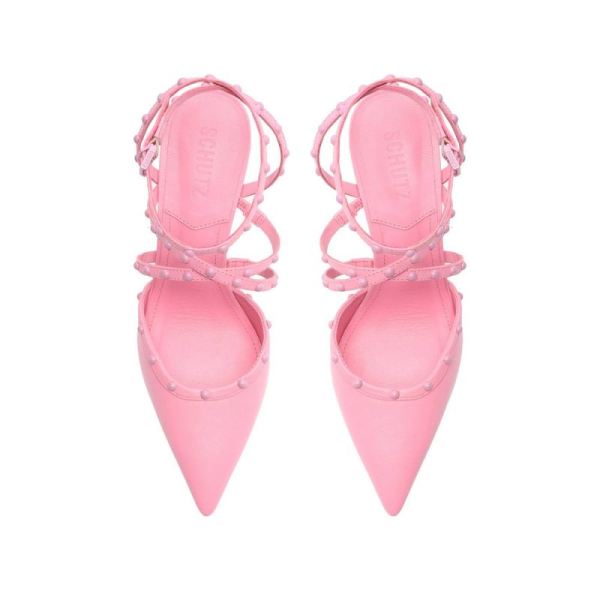 Schutz | Women's Anne Nappa Leather Pump-Club Rose