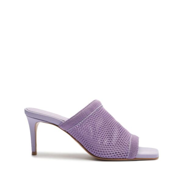 Schutz | Women's Sinara Knit Sandal-Smoky Grape