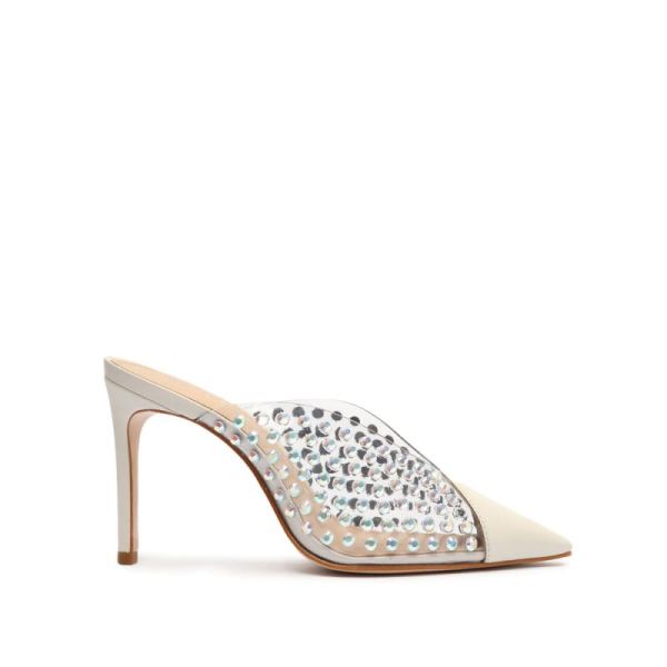 Schutz | Women's Greece Vinyl&Crystals Pump-Pearl