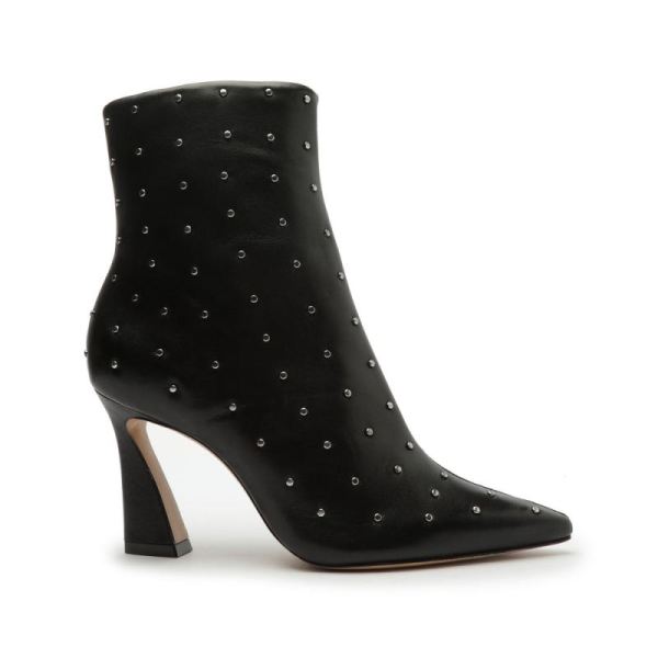 Schutz | Women's Belisa Leather Bootie-Black