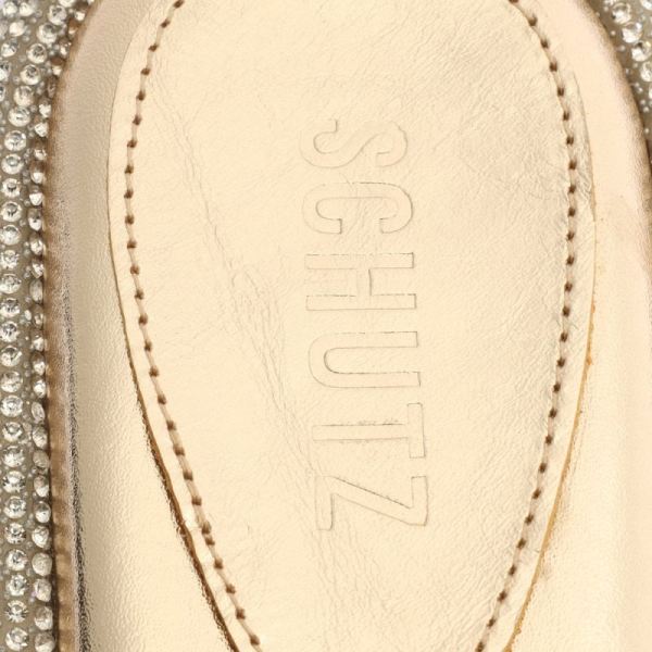 Schutz | Women's Alcina Nubuck Sandal-Crystal