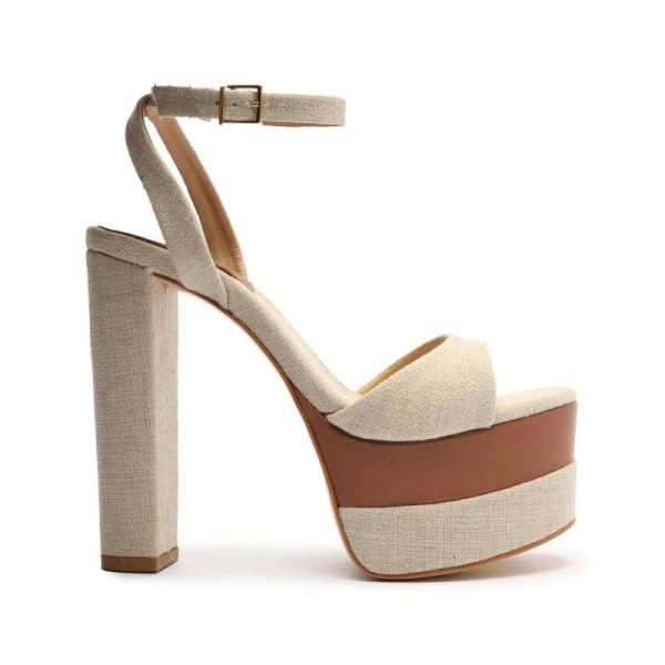 Schutz | Women's Kaila Platform Sandal-Oyster