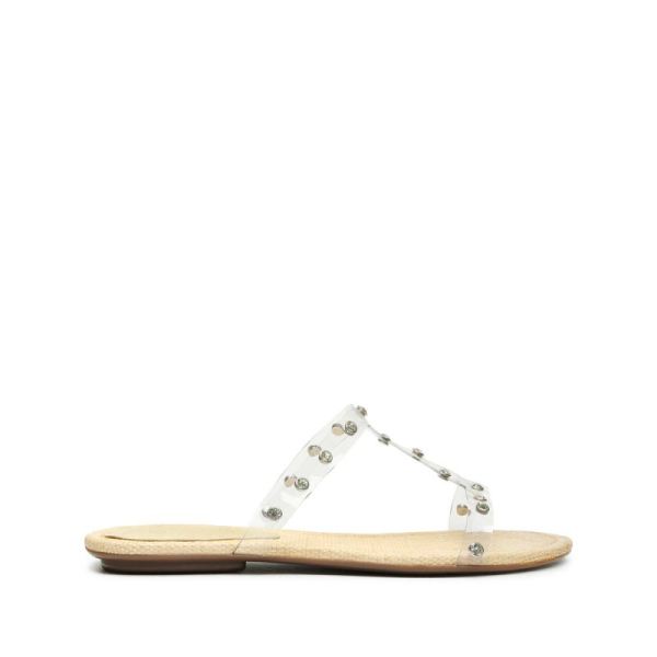 Schutz | Women's Loretta Vinyl Sandal-Transparent