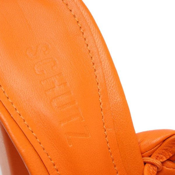 Schutz | Women's Zarda High Block Sandal-Bright Tangerine