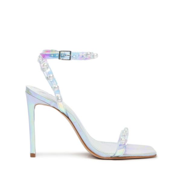 Schutz | Women's Pietra Vinyl Sandal-Rainbow