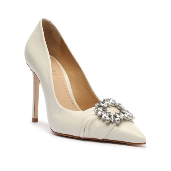 Schutz | Women's Meisho Nappa Leather Pump-Pearl