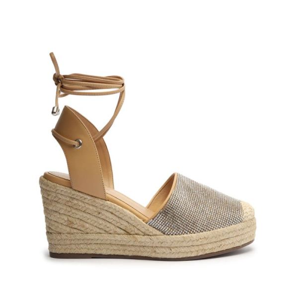 Schutz | Women's Celinah Nappa Leather Espadrille-Beige