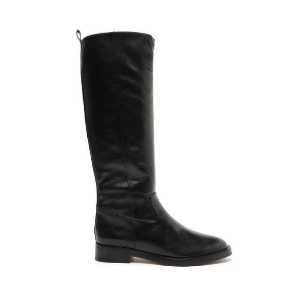 Schutz | Women's Goldie Leather Boot-Black