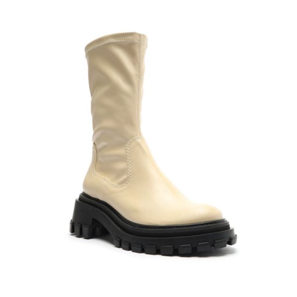 Schutz | Women's Kendy Nappa Leather Boot-Eggshell