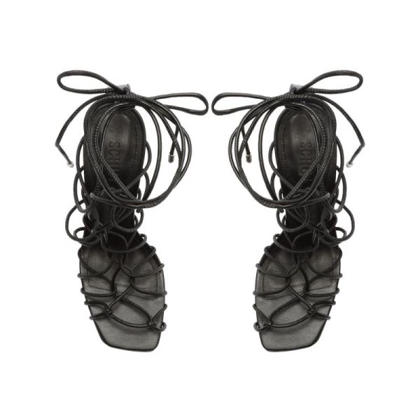 Schutz | Women's Heyde Leather Sandal-Black