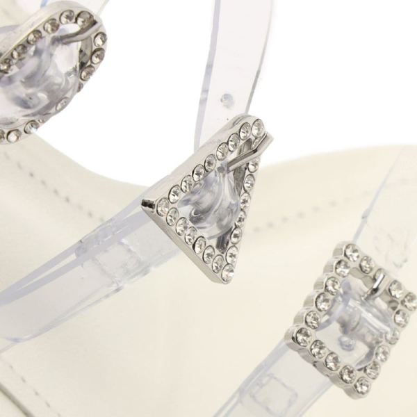 Schutz | Women's Noelle Vinyl Sandal-White