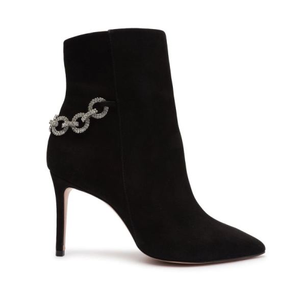 Schutz | Women's Elisah Nubuck Bootie-Black