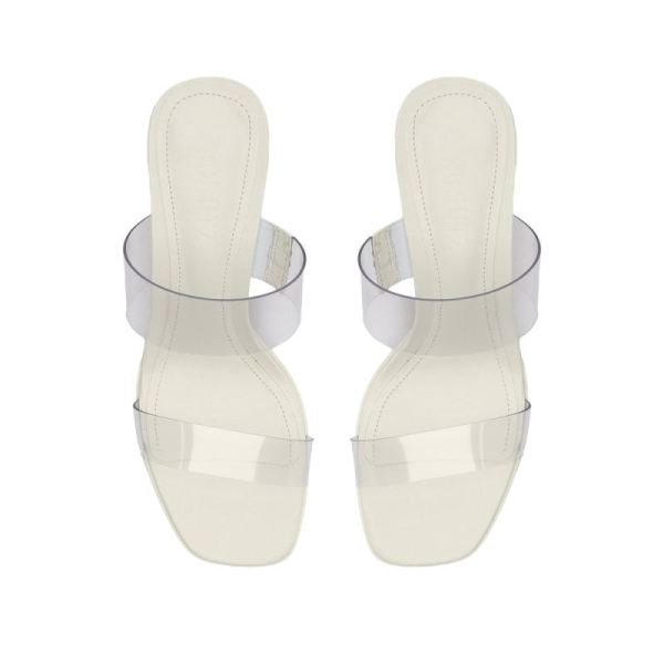 Schutz | Women's Ariella Platform Vinyl Sandal-White
