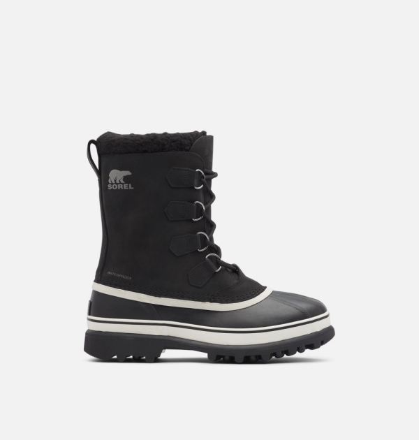 Sorel Shoes Men's Caribou Boot-Black Dark Stone