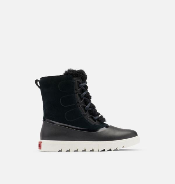 Sorel Shoes Women's Joan Of Arctic NEXT LITE Boot-Black Sea Salt