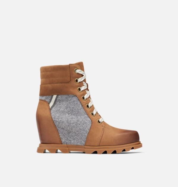 Sorel Shoes Women's Joan Of Arctic Wedge III Lexie Bootie-Taffy Gum 2