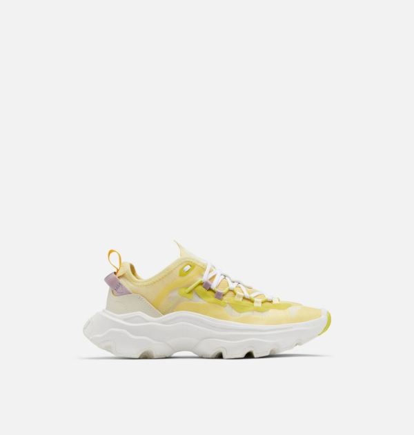 Sorel Shoes Women's Kinetic Breakthru Tech Lace Sneaker-Tranquil Yellow Chalk