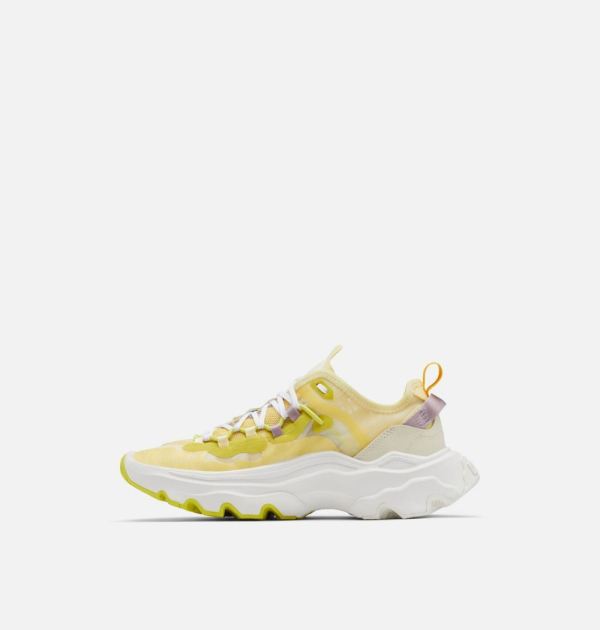 Sorel Shoes Women's Kinetic Breakthru Tech Lace Sneaker-Tranquil Yellow Chalk