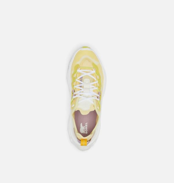 Sorel Shoes Women's Kinetic Breakthru Tech Lace Sneaker-Tranquil Yellow Chalk