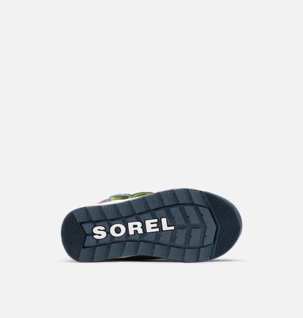Sorel Shoes Children's Whitney II Strap Boot-Uniform Blue Cherrybomb