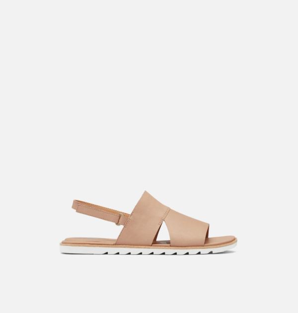 Sorel Shoes Women's Ella II Slingback Sandal-Honest Beige Sea Salt