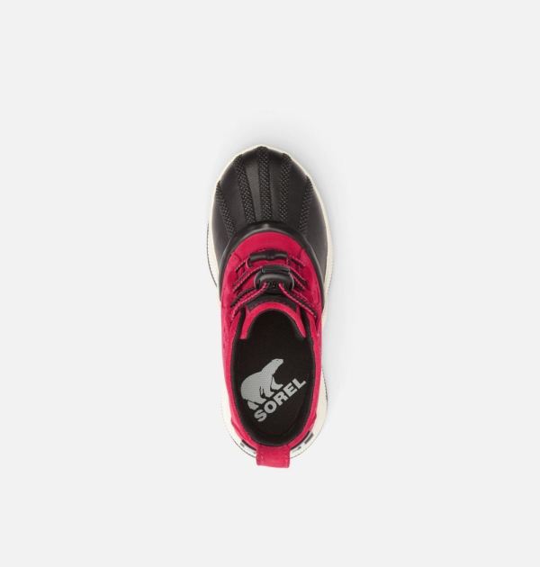 Sorel Shoes Youth Out 'N About Classic Boot-Fuchsia Rush Black