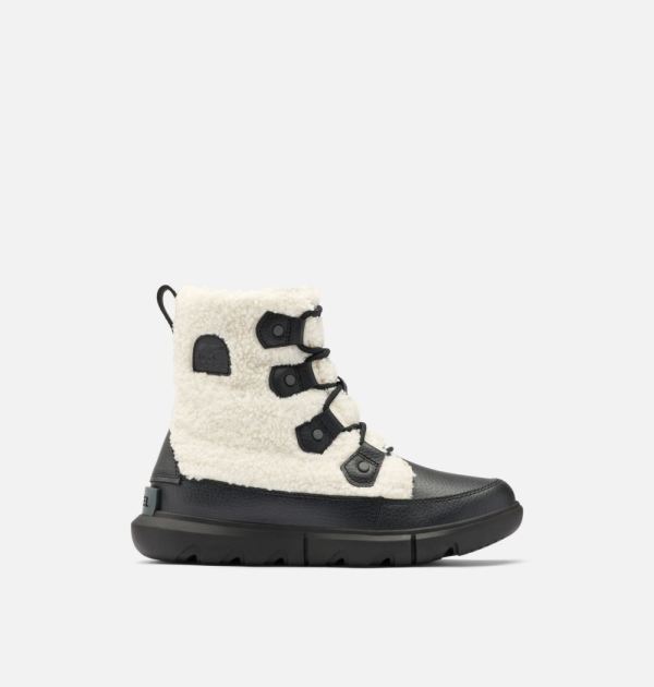 Sorel Shoes Women's Sorel Shoes Explorer II Joan Cozy-Black Sea Salt