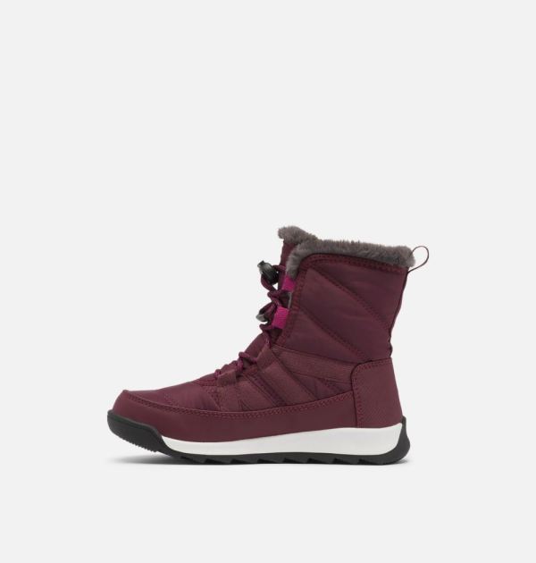 Sorel Shoes Youth Whitney II Short Lace Boot-Epic Plum