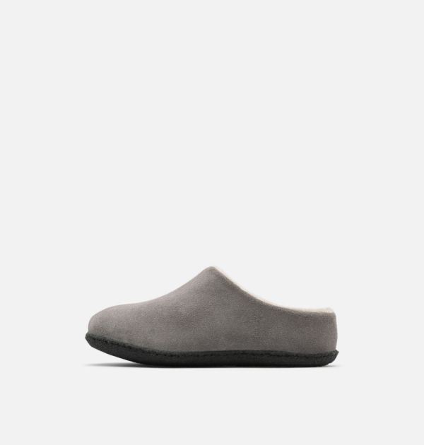Sorel Shoes Youth Lanner Ridge II Slipper-Quarry